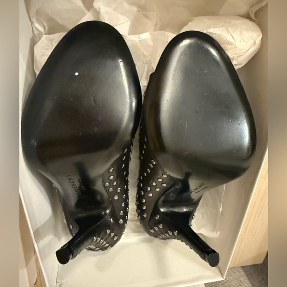 Givenchy Black Leather Studded Heels - Picture 11 of 13